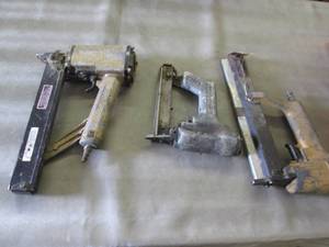lot 197 image: 3 Pneumatic Air Nailers...