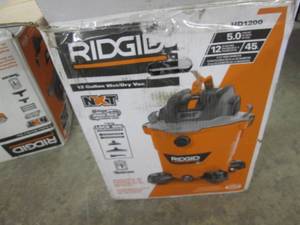 lot 238 image: Ridgid 12 Gal. 5.0-Peak HP NXT Wet...