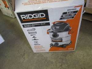 lot 241 image: Ridgid 10 Gal. 6.0-Peak HP Stainles...