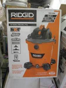 lot 242 image: Ridgid 12 Gal. 5.0-Peak HP NXT Wet...