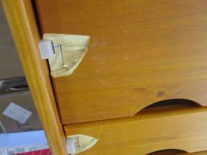 lot 258 image: 2 Adeptus Pine Mobile File Cabinets...