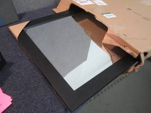 lot 266 image: Amanti Art Nero Black Wood 19 in. W...