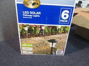 lot 277 image: Hampton Bay Solar Bronze Outdoor In...