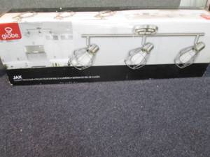 lot 279 image: Globe Electric Jax 3-Light Brushed ...
