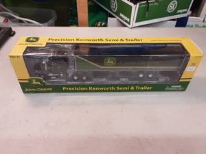 Gearbox Toys John Deere 164 Scale Kenworth Semi & Trailer