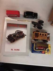 Super Wheels Pull-Back Car, London News Transport, European Taxi, Wooden Cable Car, Arcade Toys Guide.