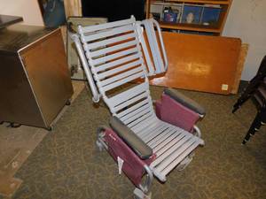 lot 23 image: Tall Bath  Shower Chair