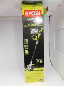 lot 60 image: Brand New Ryobi 13 Cordless String Timmer  Edger