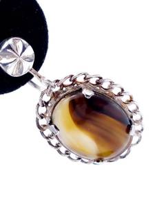 lot 45 image: Dancing Dangle Montana Agate Twist Back Earrings