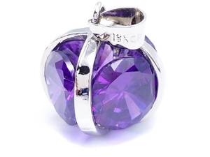 lot 12A image: 12 Carats (4) Color Changing Alexandrite Rare Gemstones Cube Pendant
