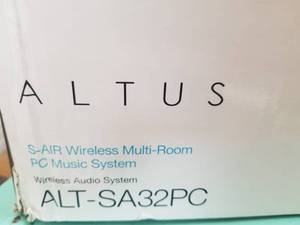 lot 38 image: Sony Altus S-AIR ALT-SA32PC 2.4GHz Wireless Multi-Room Music System - Wirelessly Stream PC Music to Multiple Speakers