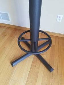lot 17 image: Dark Granite High Top Table
