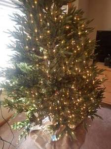 lot 62 image: Large Permenant Christmas Tree