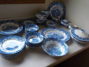 8 piece set of English Village by S...