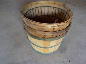 3 Bushel Baskets...