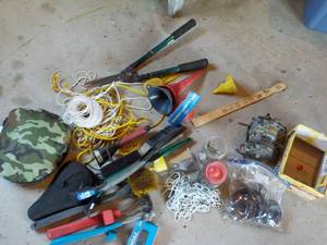 Motor and huge lot of misc....
