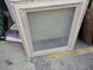 2 Vintage Frames, one with mirror 1...