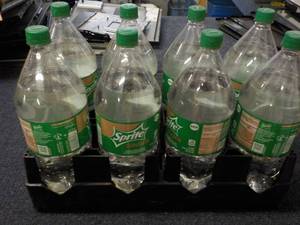 8 - 2 Liter Bottles Sprite Ginger...