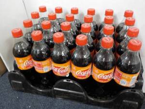 24 pack 16 oz Bottles Coca Cola Ora...