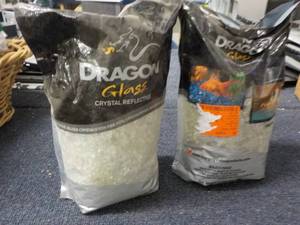 2 - 10 lb. Bags Dragon Glass...