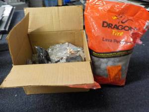 Open 10 lb. Bags Dragon Glass and L...