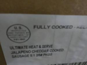2 - 5 lb. pkgs Frozen Ultimate Heat...