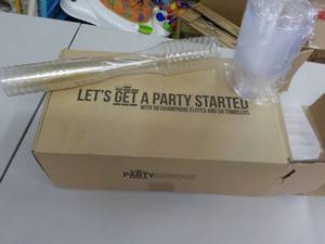 Case of 50 Champagne Flutes and 50 ...