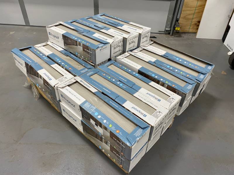 LifeProof Linen Wood 6 in. x 24 in. Glazed Porcelain Floor and Wall Tile (14.55 sq. ft. / case) LifeProof Linen Wood 6 in. x 24 in. Glazed Porcelain Floor and Wall Tile (14.55 sq. ft. / case)