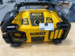 lot 28 image: DEWALT 2800 Peak Amp Jump Starter 1000-Watt Power Inverter with Digital Compressor