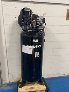 lot 59 image: HUSKY 60 Gal. Stationary Electric Air Compressor