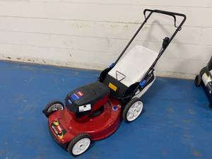lot 61 image: TORO Recycler 22 in. 60-Volt Lithium-Ion Cordless Battery Walk Behind Push Lawn Mower - No battery or charger.