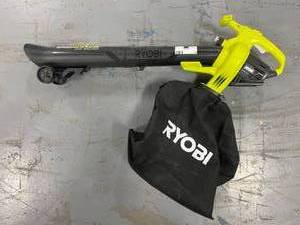 lot 73 image: RYOBI 40-Volt Lithium-Ion Cordless Battery Leaf VacuumMulcher (Tool Only)