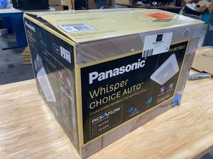 lot 41 image: PANASONIC WhisperChoice AutoPick-A-Flow 80110 CFM Ceiling Bathroom Exhaust Fan with MotionHumidity Sense and Flex-Z Fast Bracket