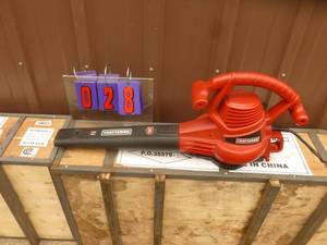 Craftsman 110 volt Blower. Tested & works. Cord has been repaired. As shown.