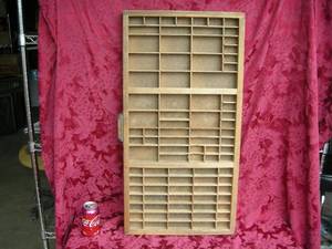 lot 8 image: Antique Printers Tray