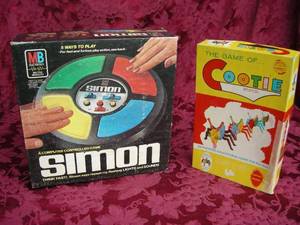 lot 63 image: Vintage Simon & Cootie Games