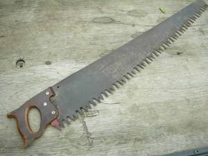 lot 36 image: Antique Warranted Superior WoodIce Saw