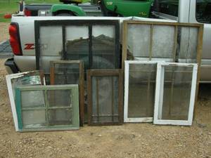 lot 57 image: Antique Window Group