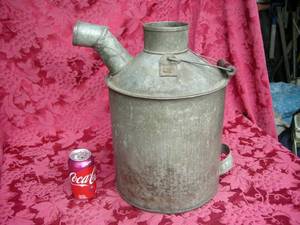 lot 80 image: Antique Large Spout Can