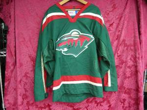 lot 109 image: CCM MN Wild Jersey