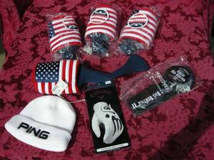 lot 115 image: New Club Covers - Gloves - Hat