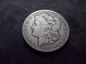 1881 CC Morgan Silver Dollar