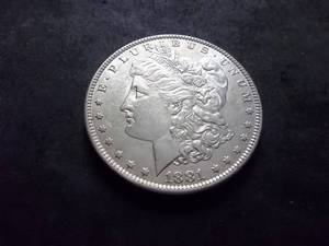 1881 O Morgan Silver Dollar