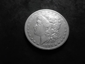 1883 S Morgan Silver Dollar