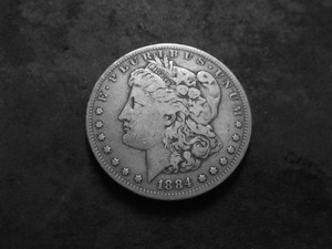 1884 S Morgan Silver Dollar