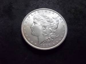1887  Morgan Silver Dollar