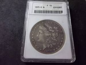 1895 O Morgan Silver Dollar
