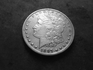 1897 S Morgan Silver Dollar