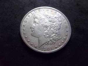 1901 O Morgan Silver Dollar
