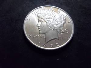 1922  Silver Peace Dollar